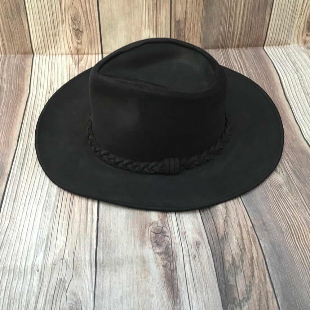 Herschel hat co. Cowboy hat real leather medium